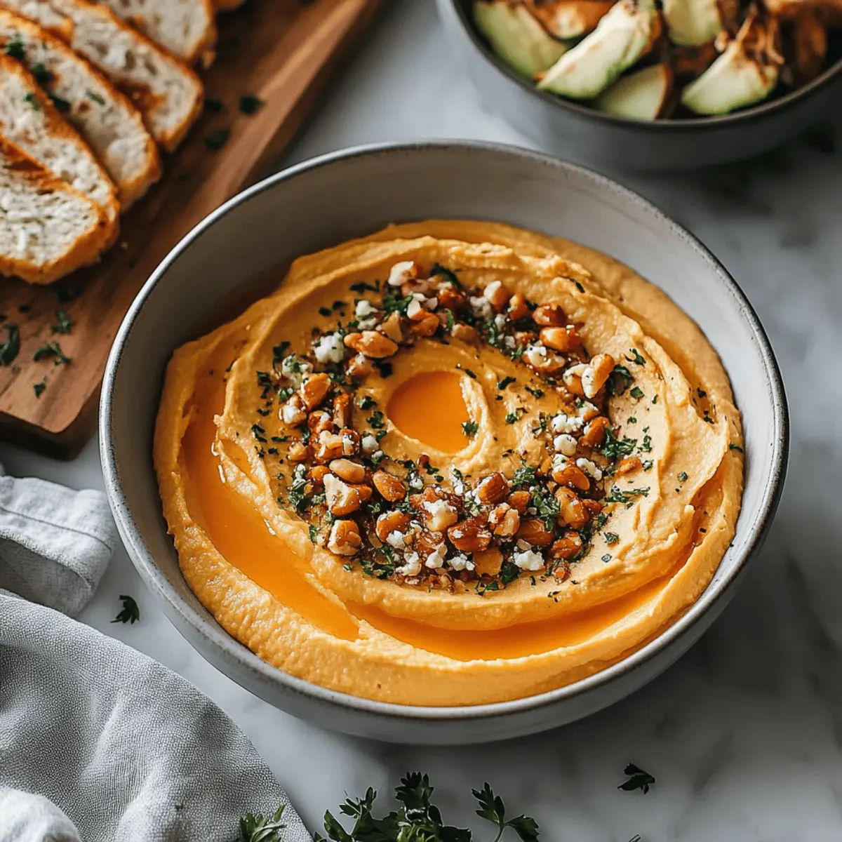 Pumpkin Whipped Feta Dip