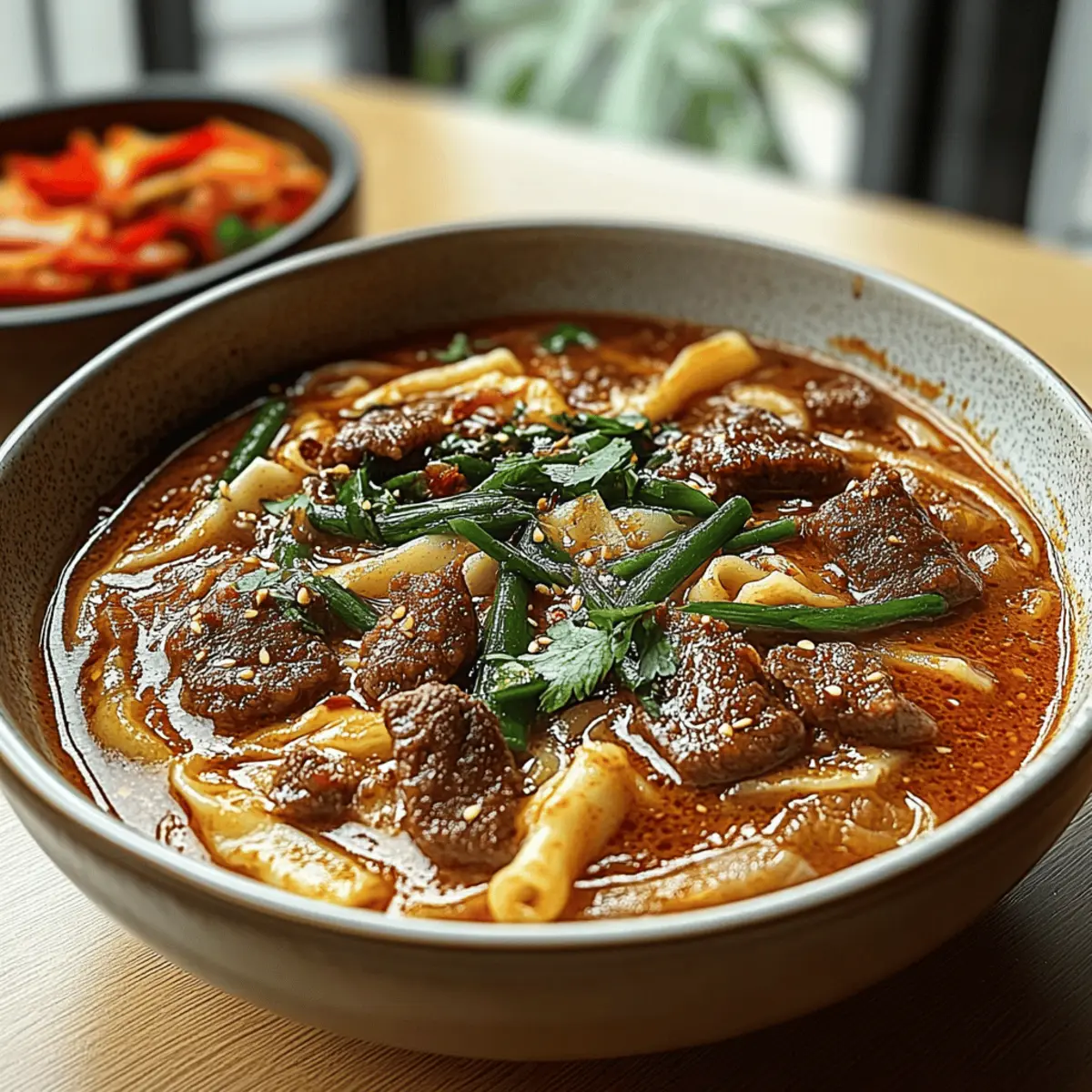 Satay Beef Noodle Soup