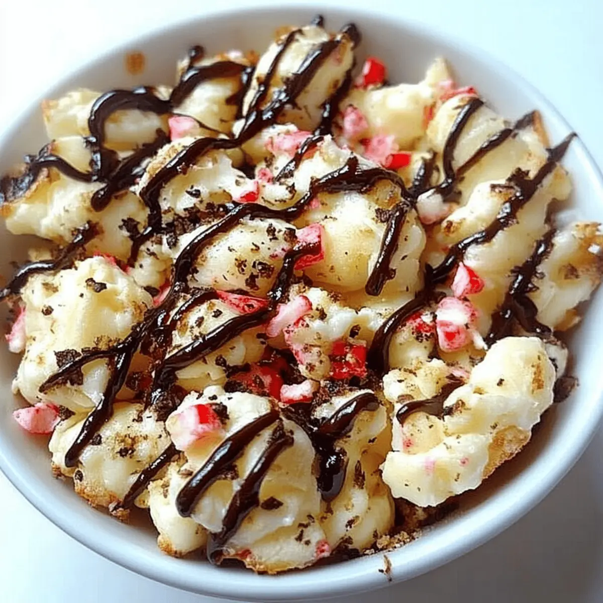 Peppermint Bark Popcorn