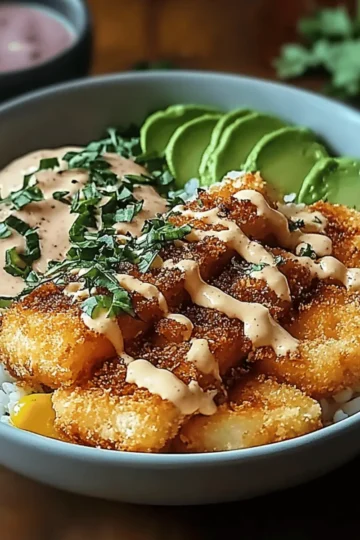 Crispy Fish Taco Bowls