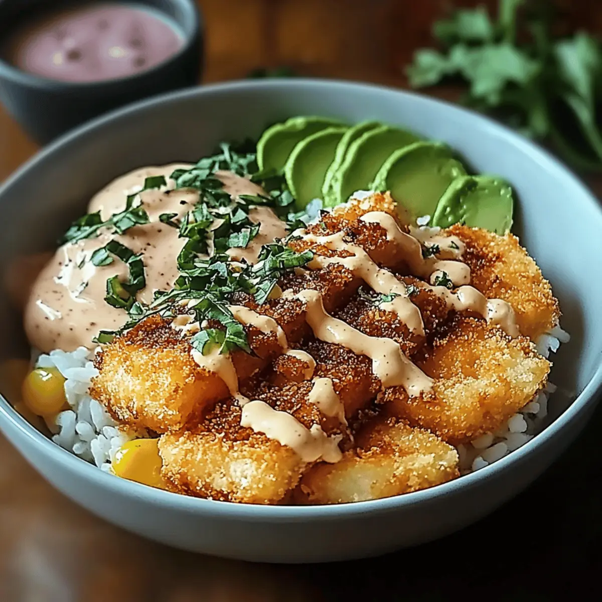 Crispy Fish Taco Bowls