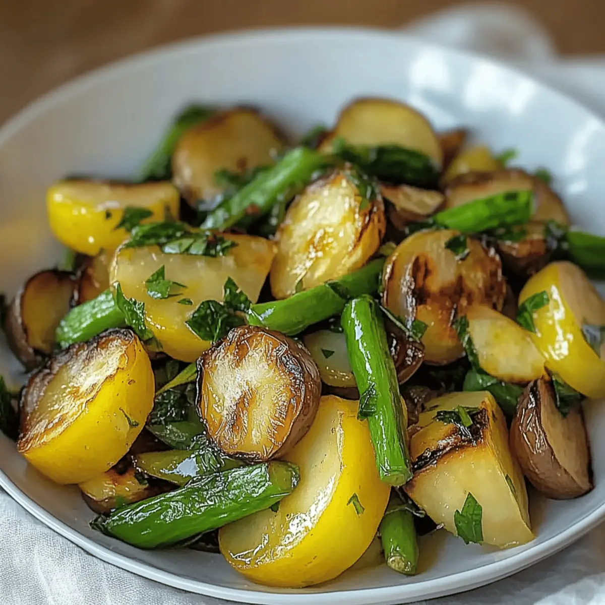 Flavorful Asparagus with Zucchini and Squash