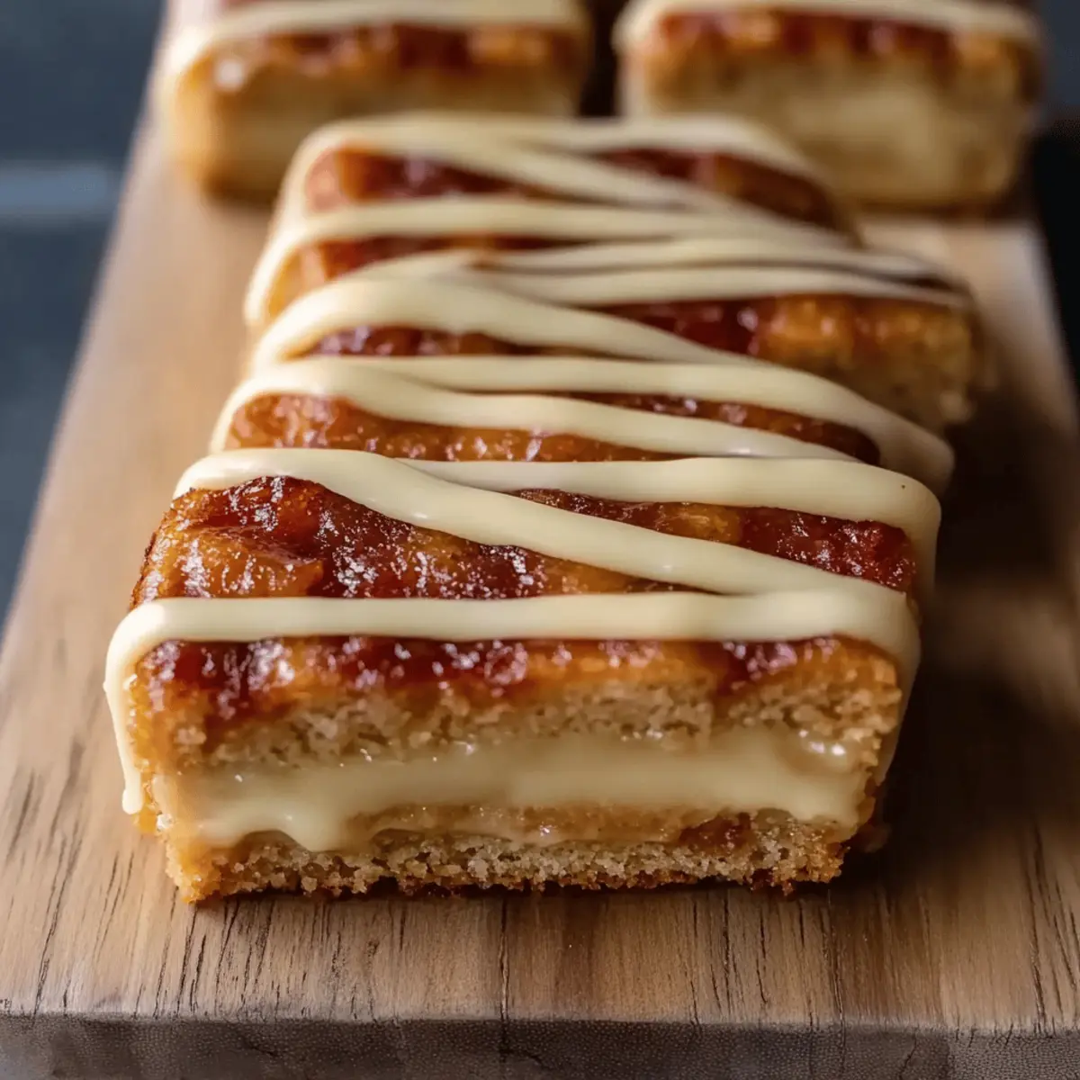 Cinnamon Roll Blondies