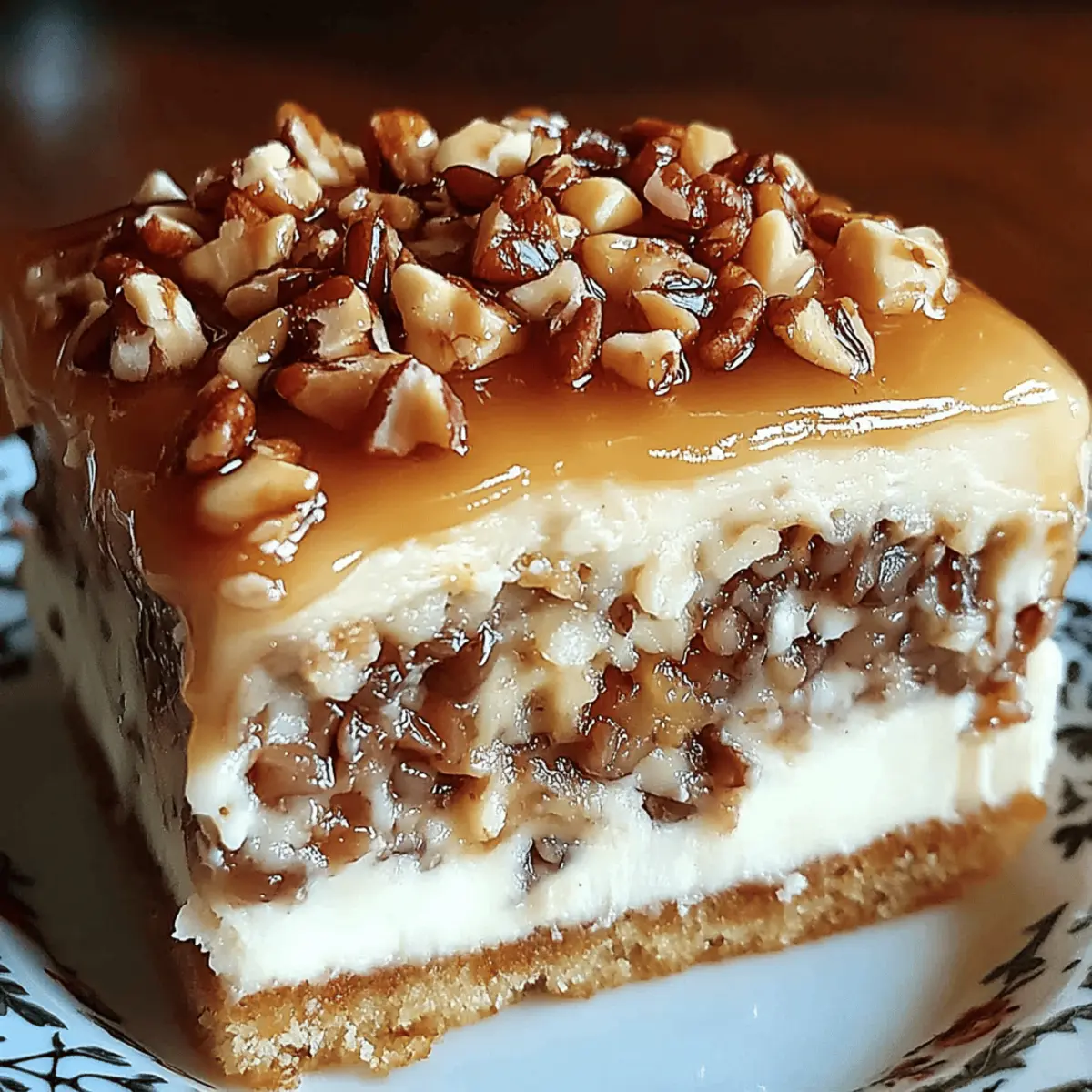 Butter Pecan Praline Poke Cake