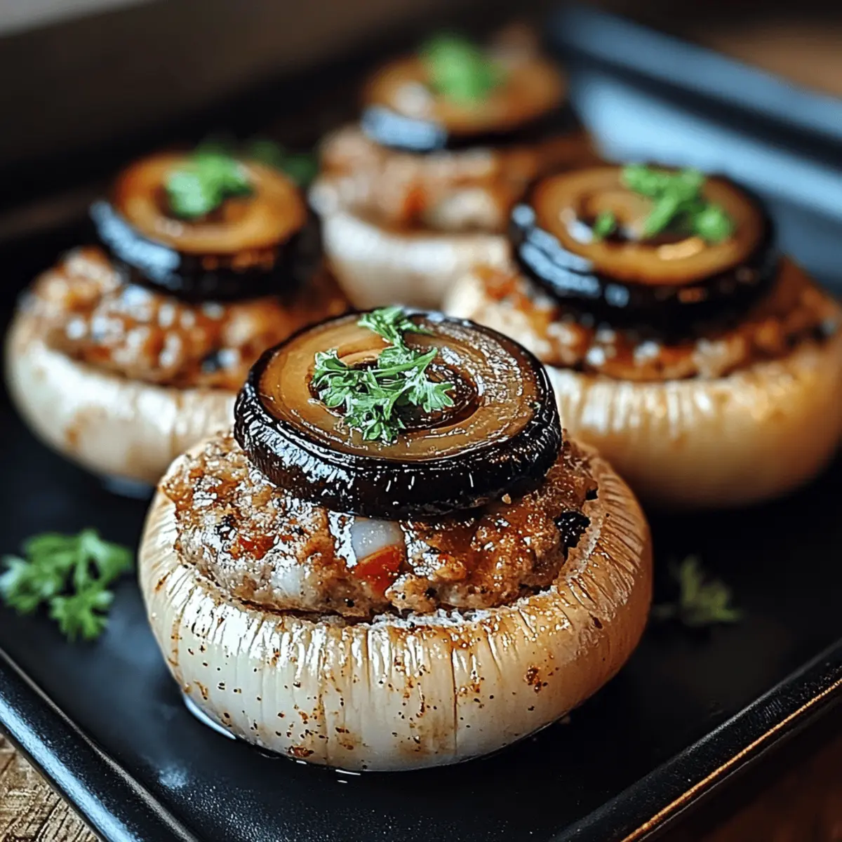 Stuffed Mushroom Eyeballs