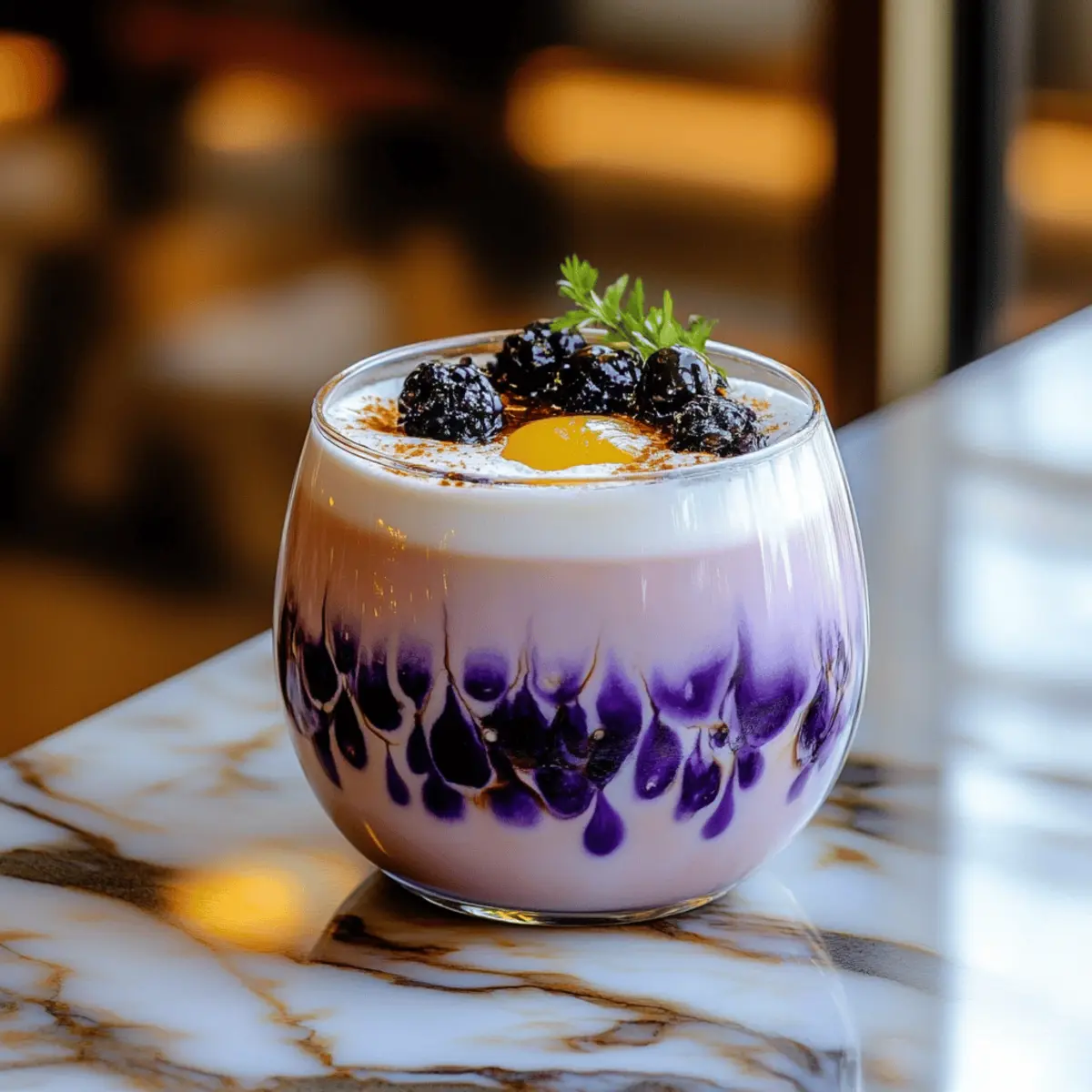 Bat Wing Bubble Tea Mocktail