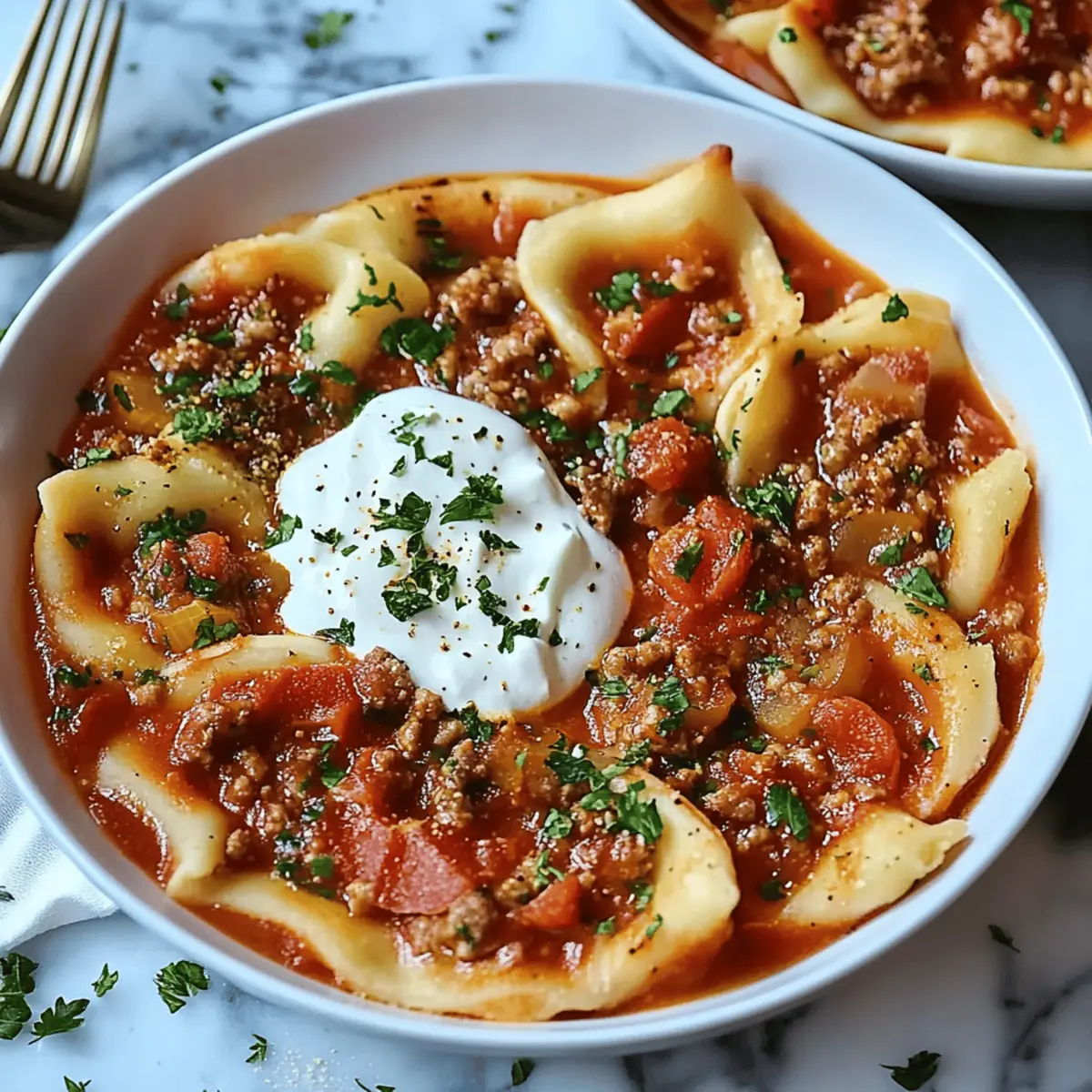 Slow Cooker Lasagna Soup