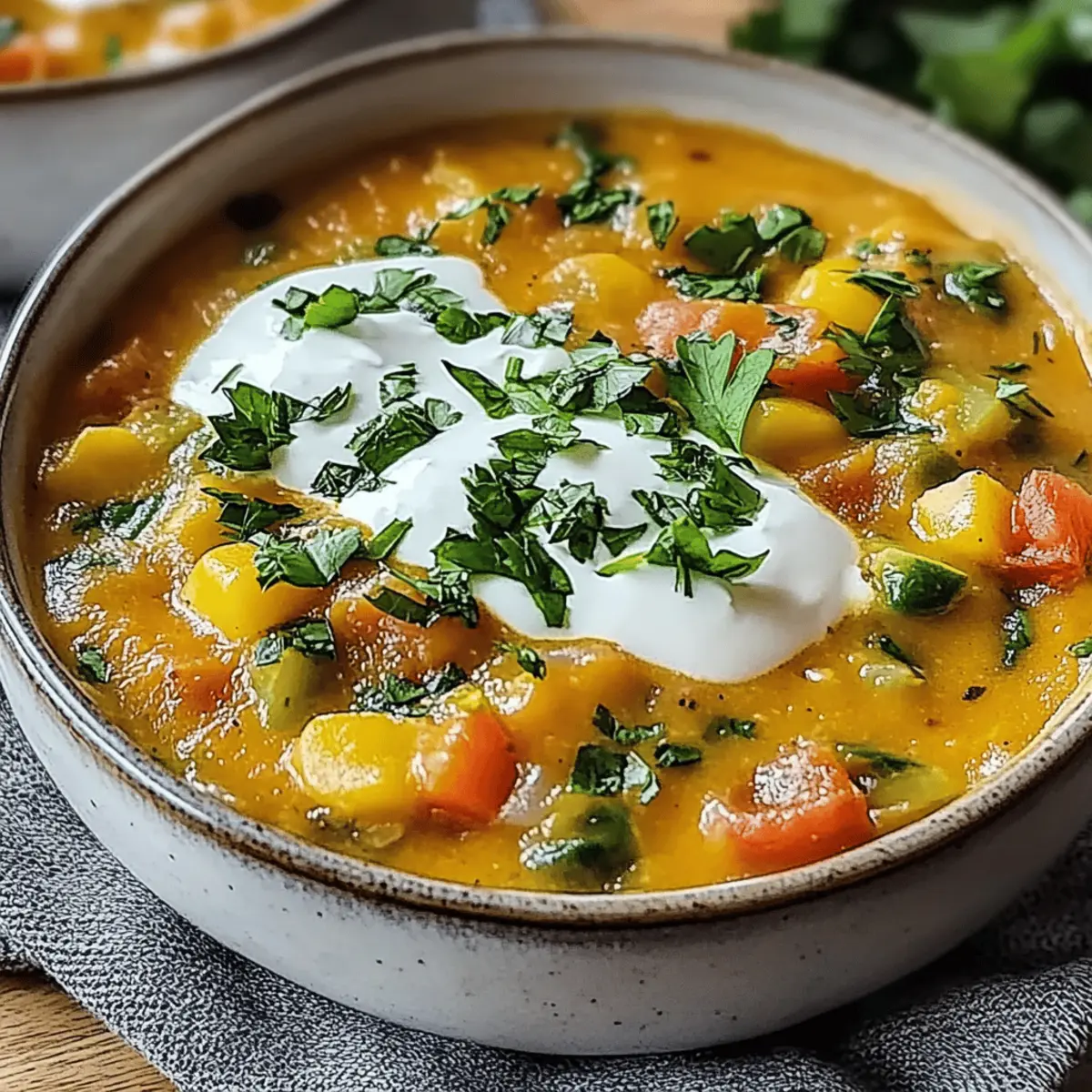 Turmeric Lentil Soup
