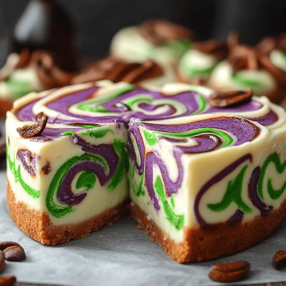 Polyjuice Potion Swirl Cheesecake