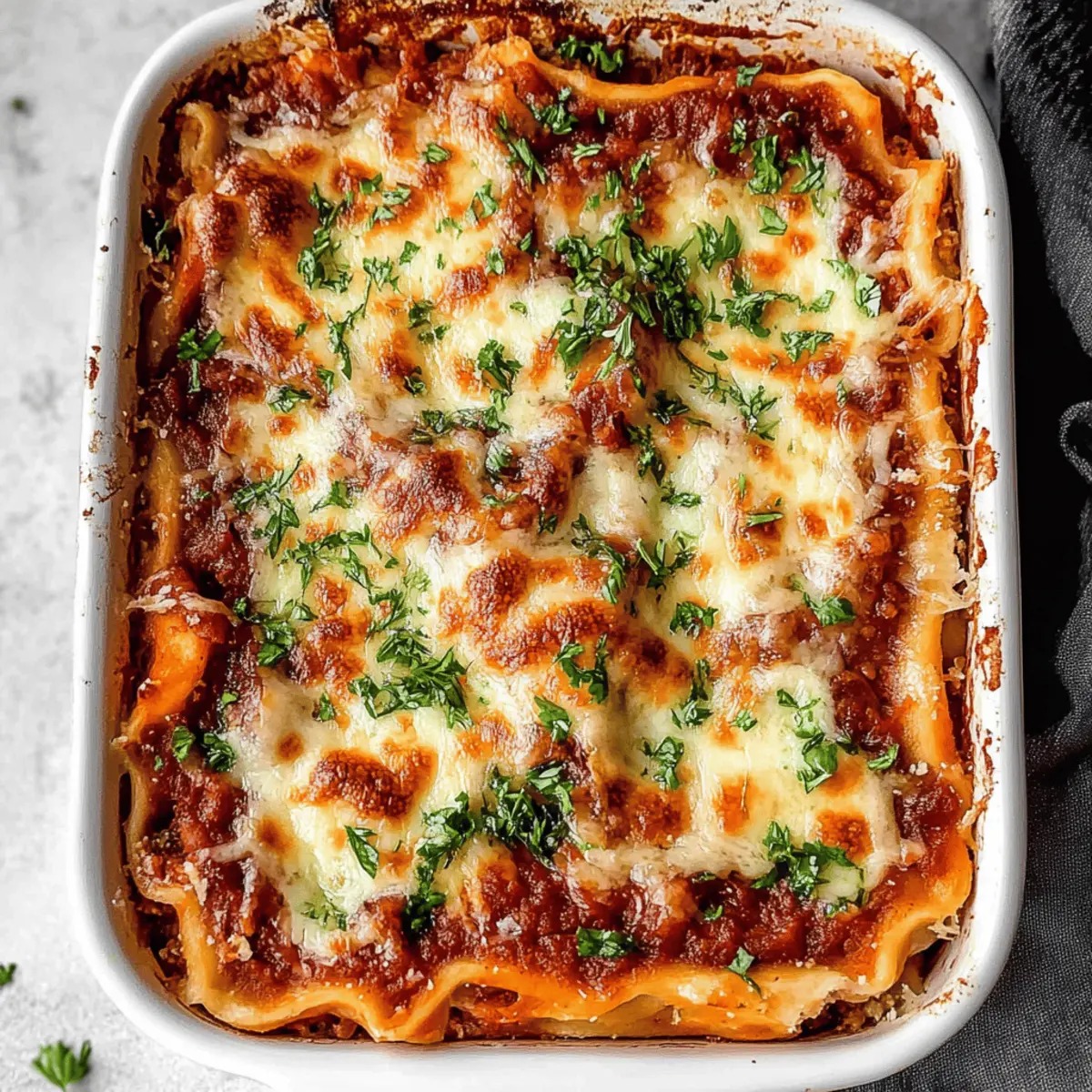 Meat Lasagna