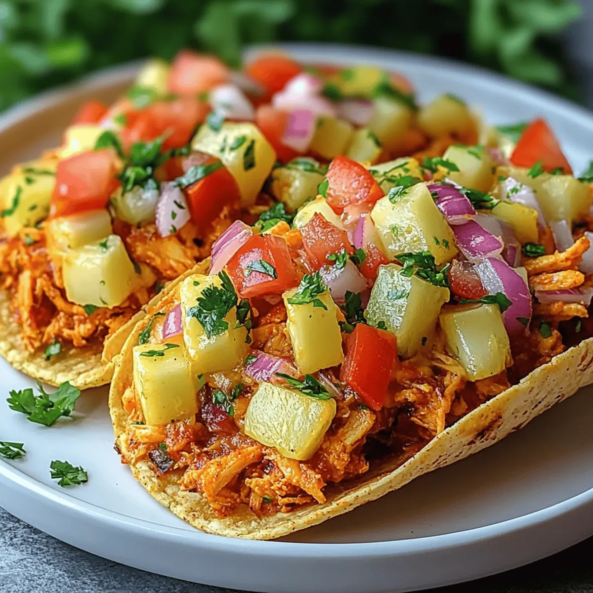 Pineapple Chicken Tacos