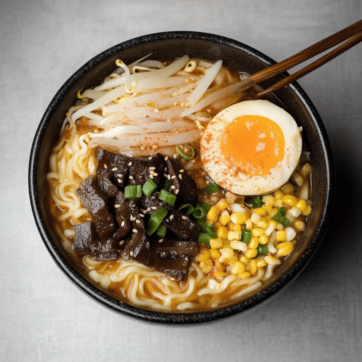 Creamy Vegetarian Peanut Miso Ramen