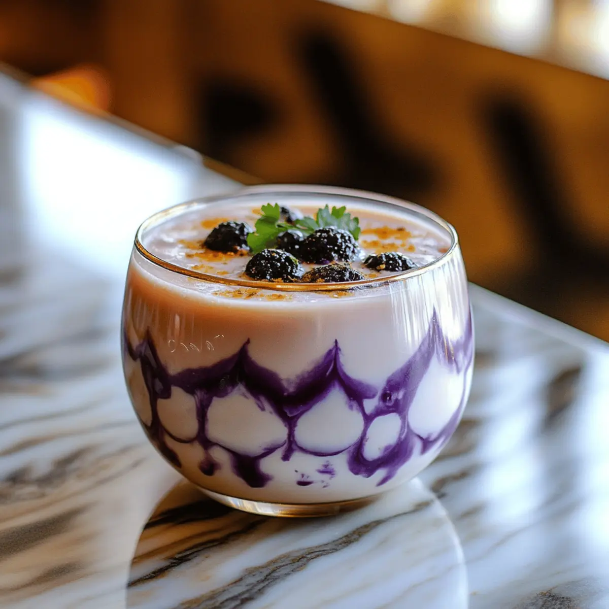 Bat Wing Bubble Tea Mocktail