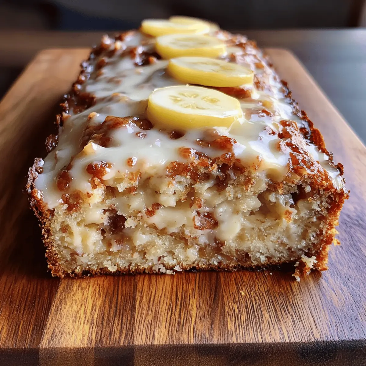Cinnamon Roll Banana Bread
