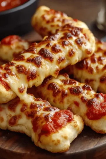 Cheesy Halloween Breadstick Bones