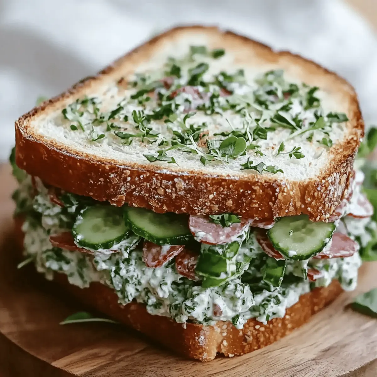 Cucumber Salad Sandwiches