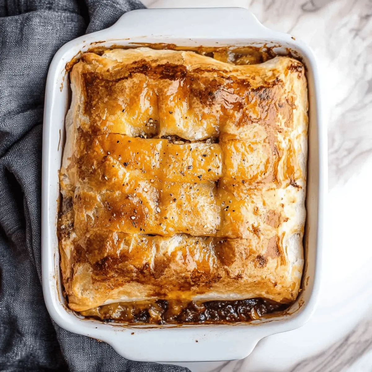 Phyllo Meat Pie