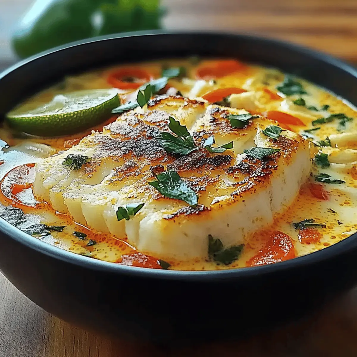 Coconut Lime Fish Soup
