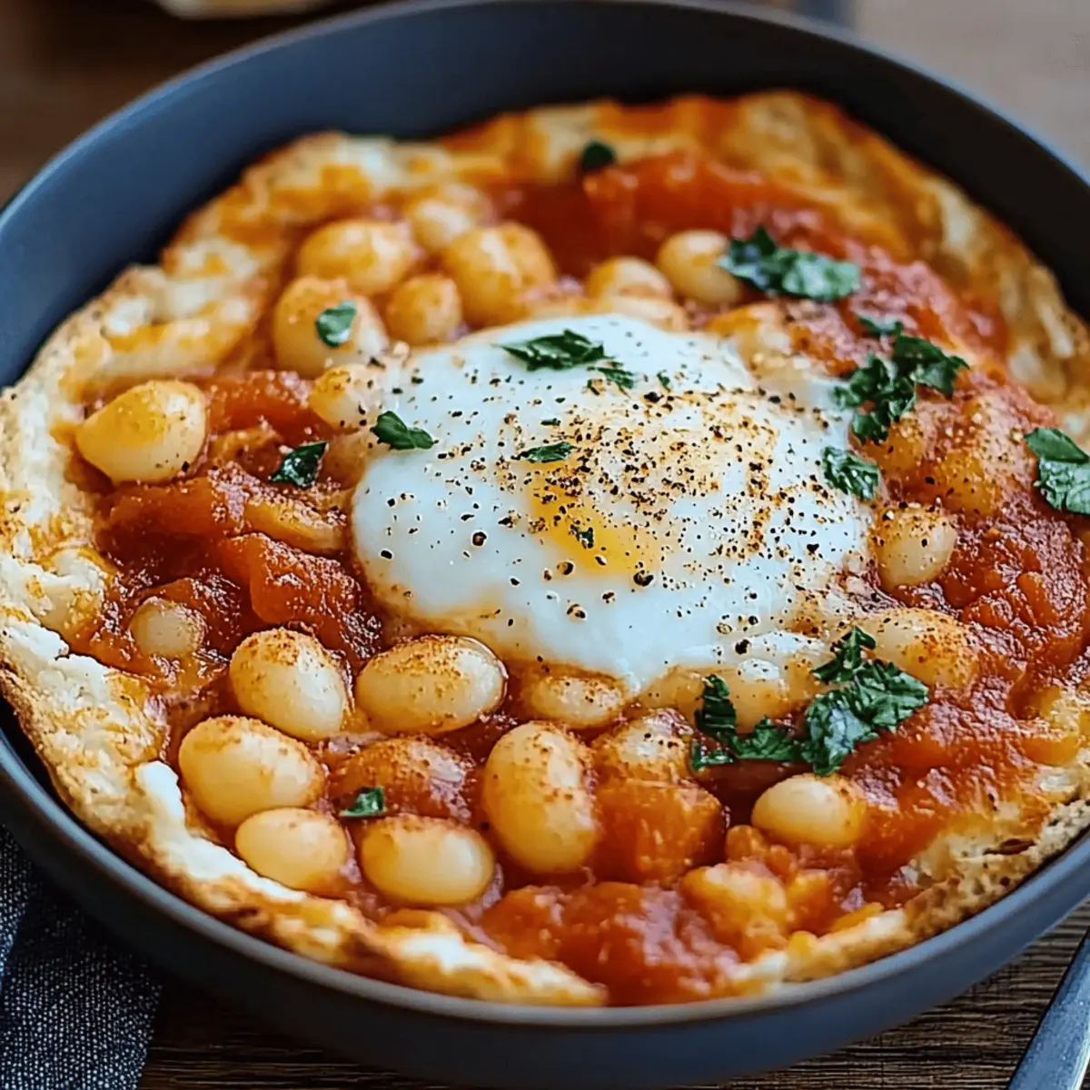 Spanish Beans & Eggs
