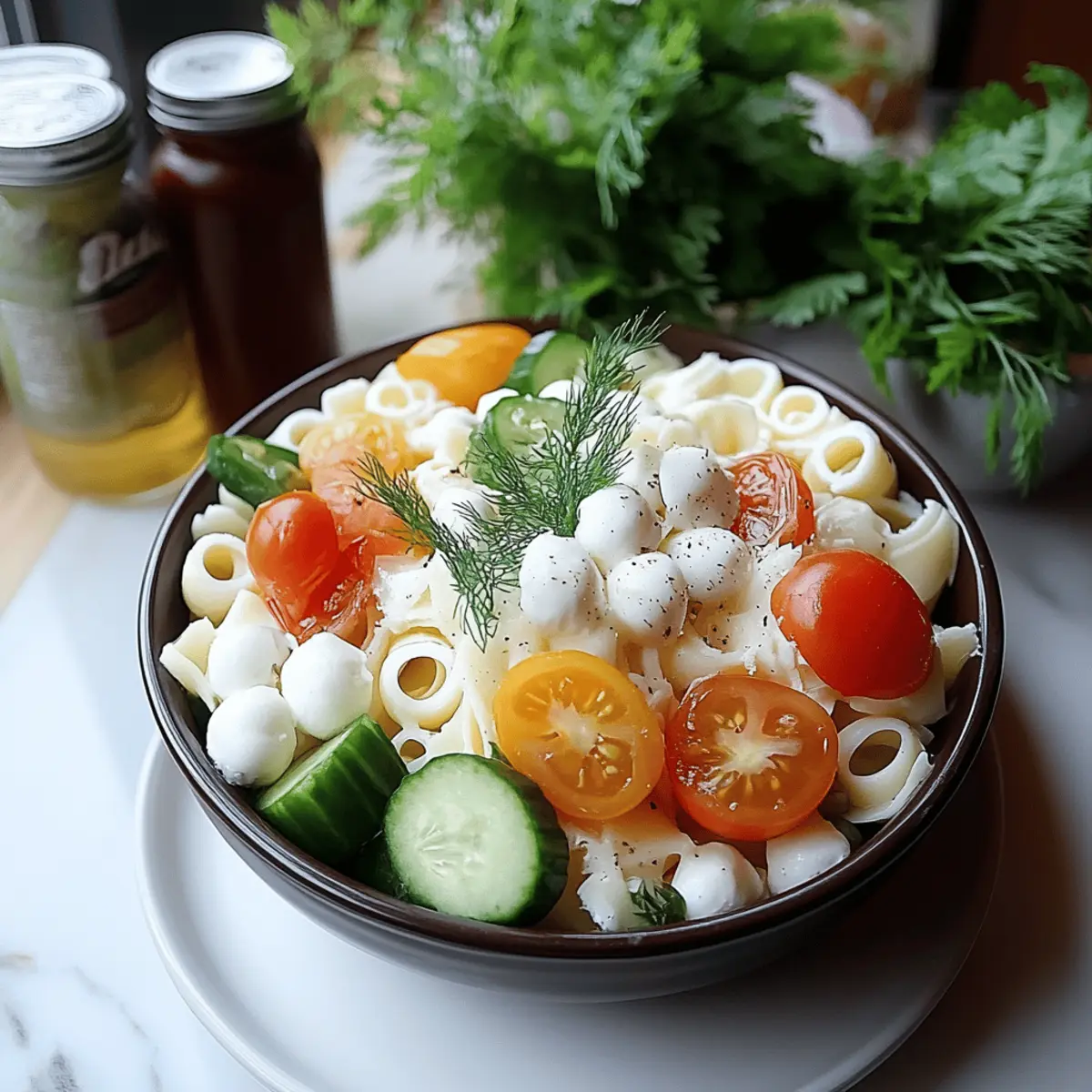 Layered Pasta Salad