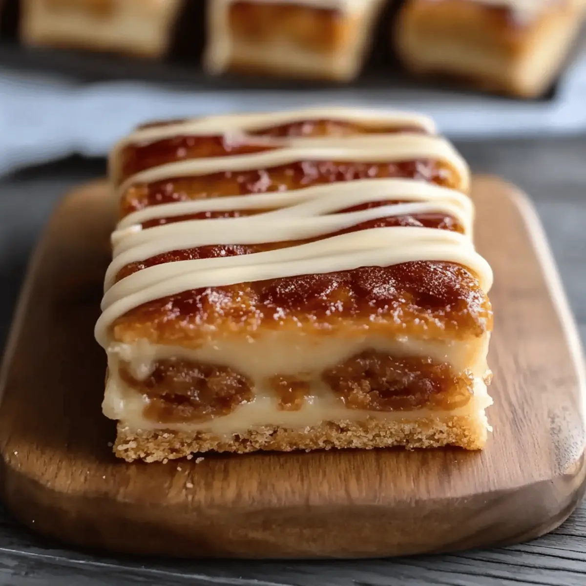 Cinnamon Roll Blondies