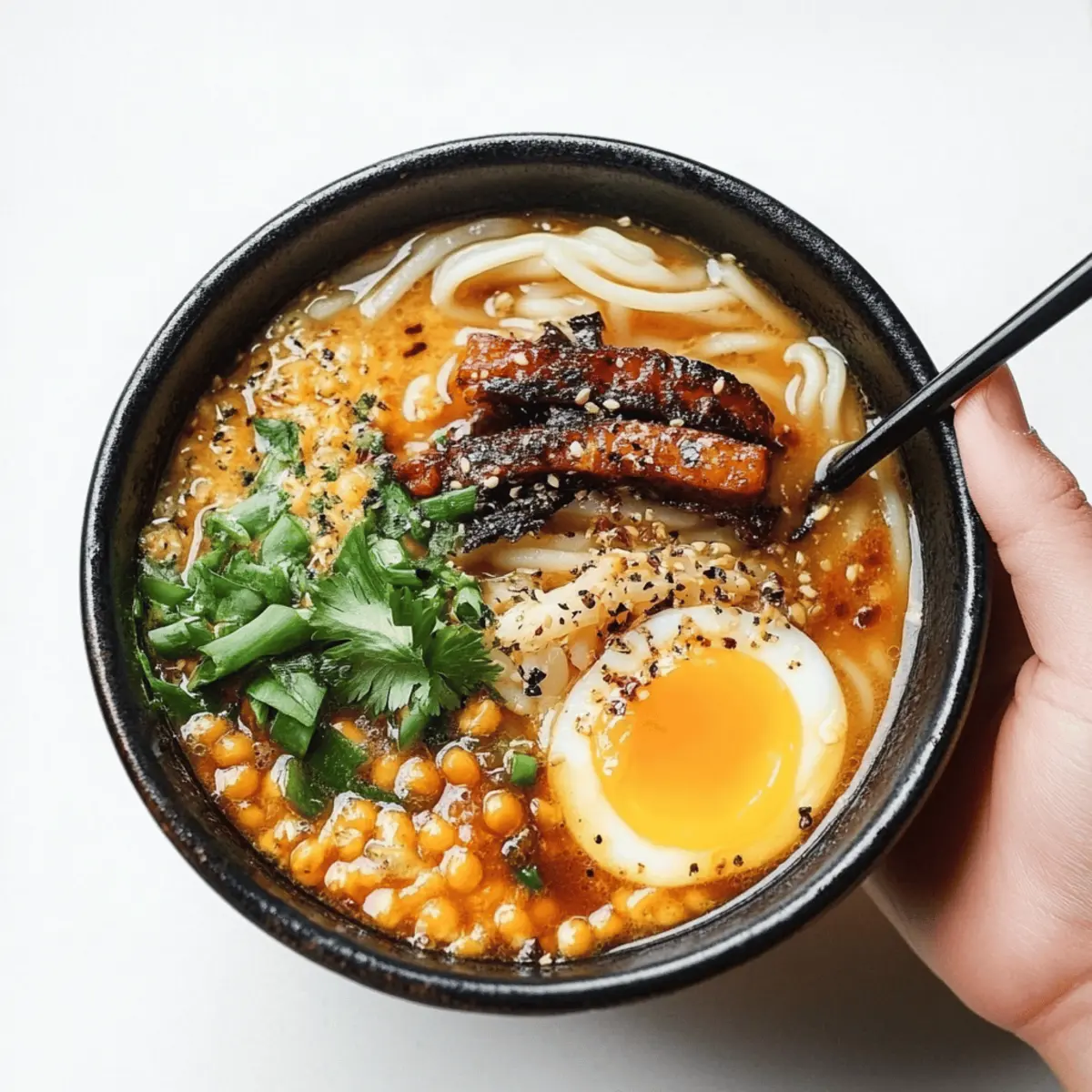 Healthy Miso Ramen with Chicken