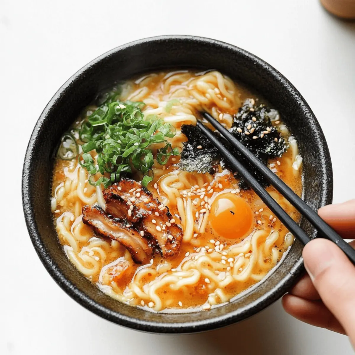 Healthy Miso Ramen with Chicken