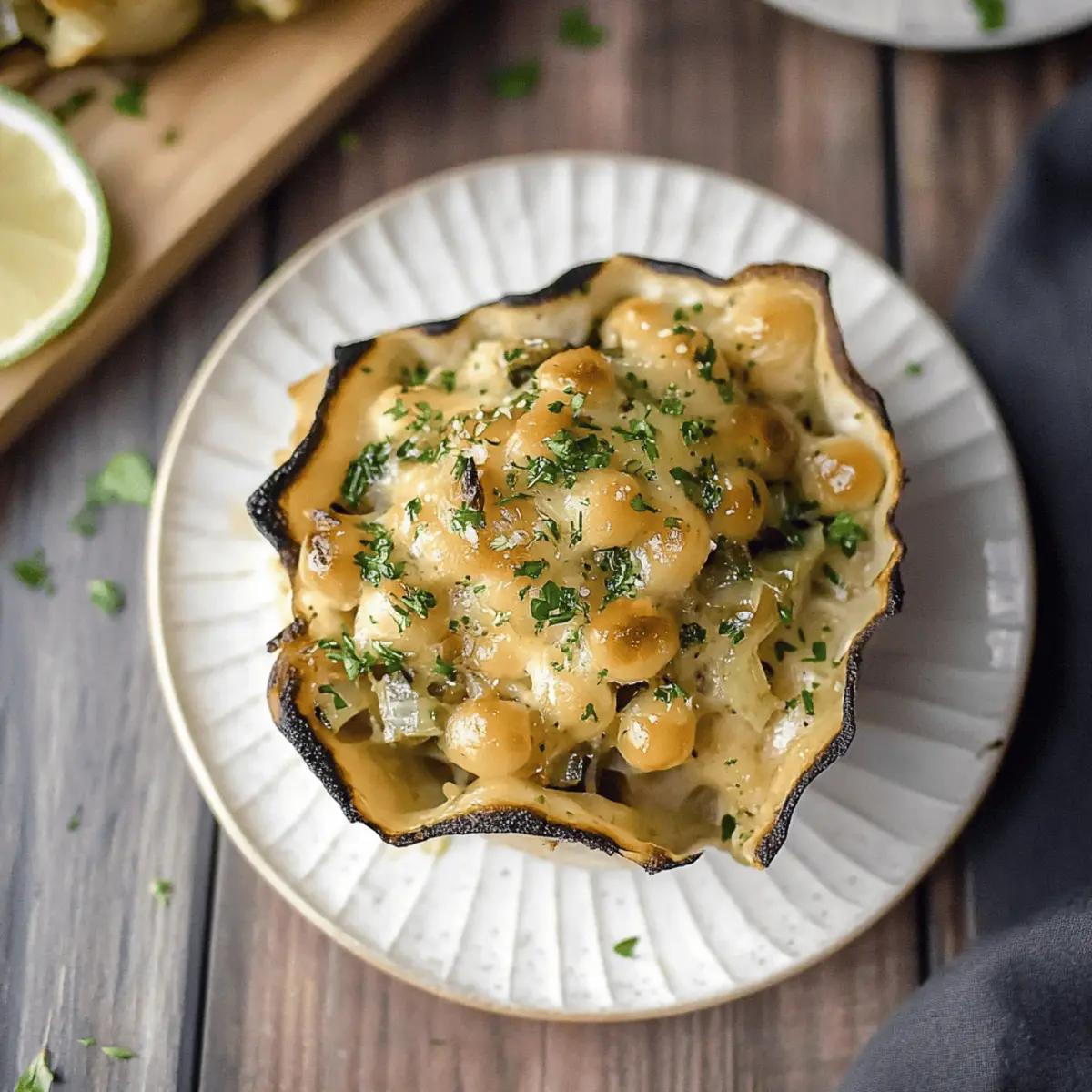 Curried Chickpea Stuffed Acorn Squash