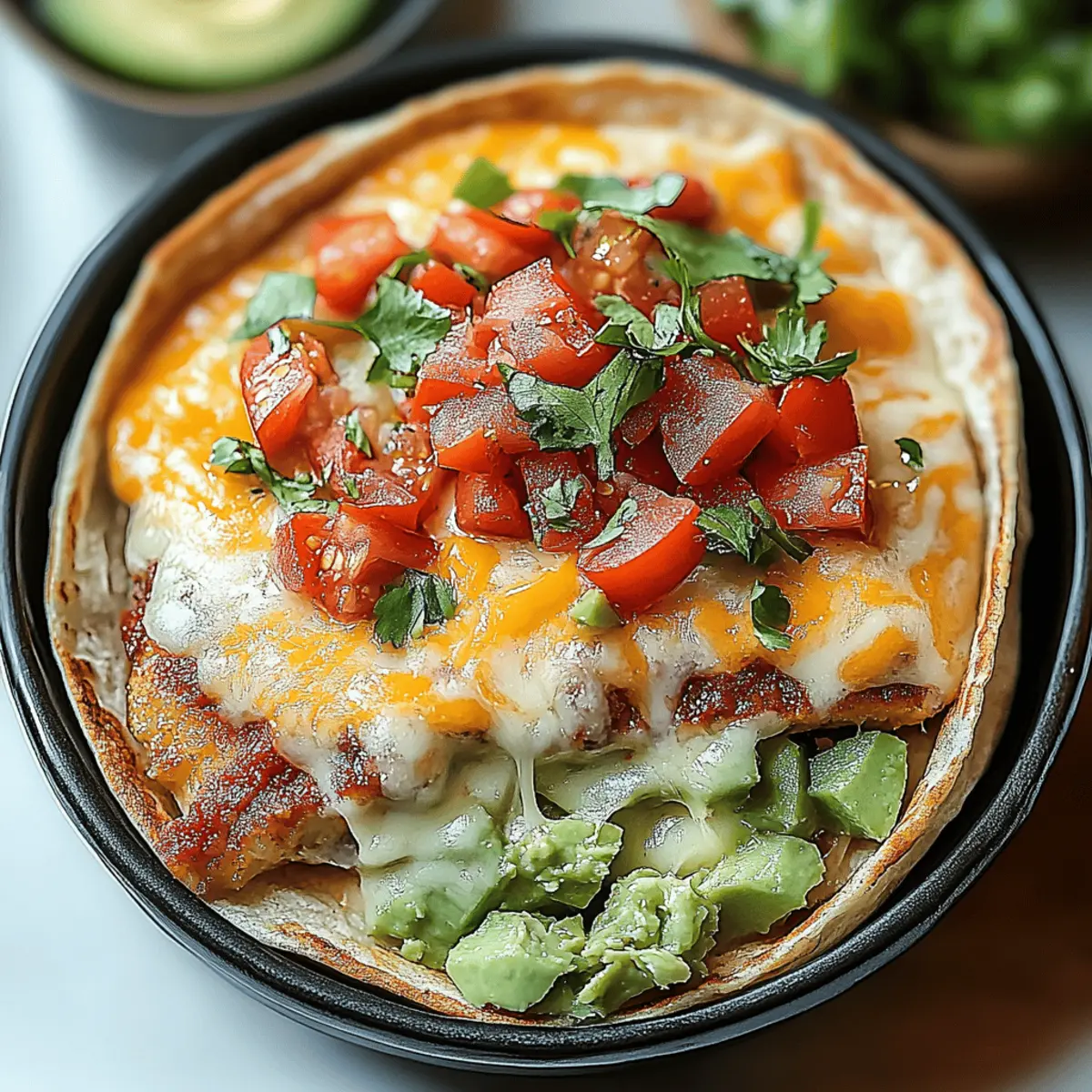 Chicken Avocado Ranch Burritos