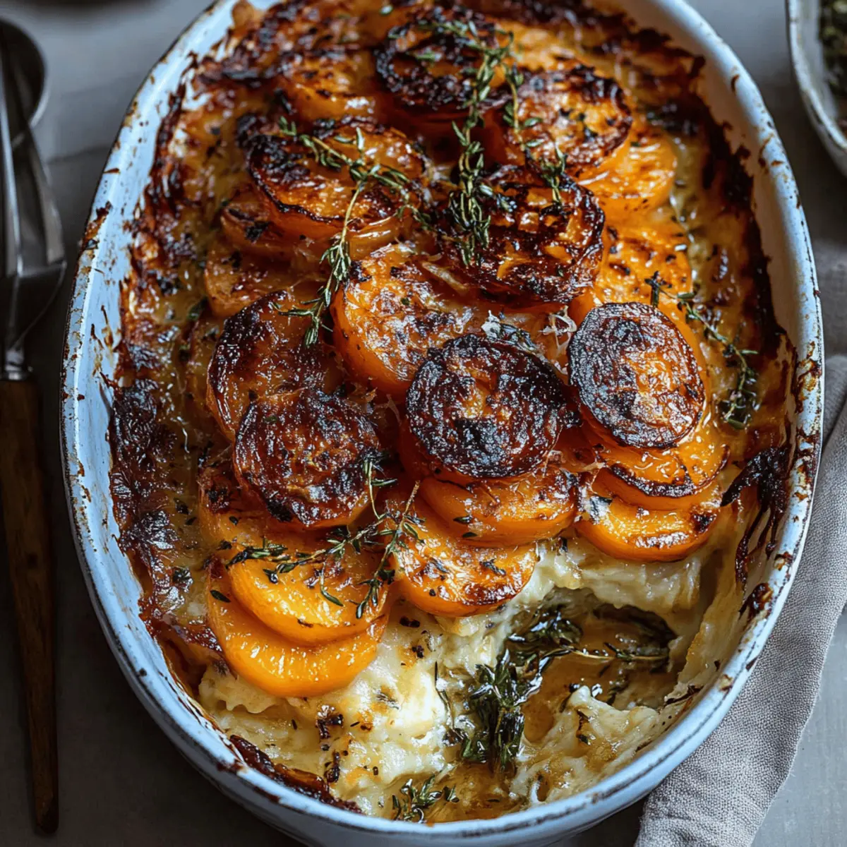 Cheesy Root Vegetable Gratin