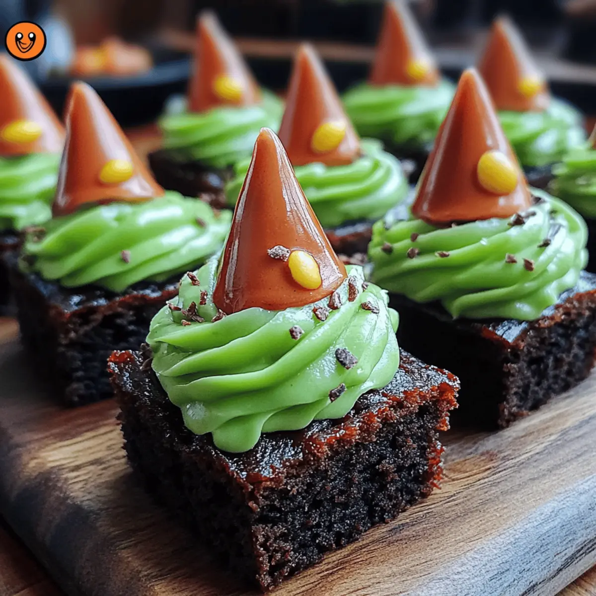 Wicked Witch Hat Brownies