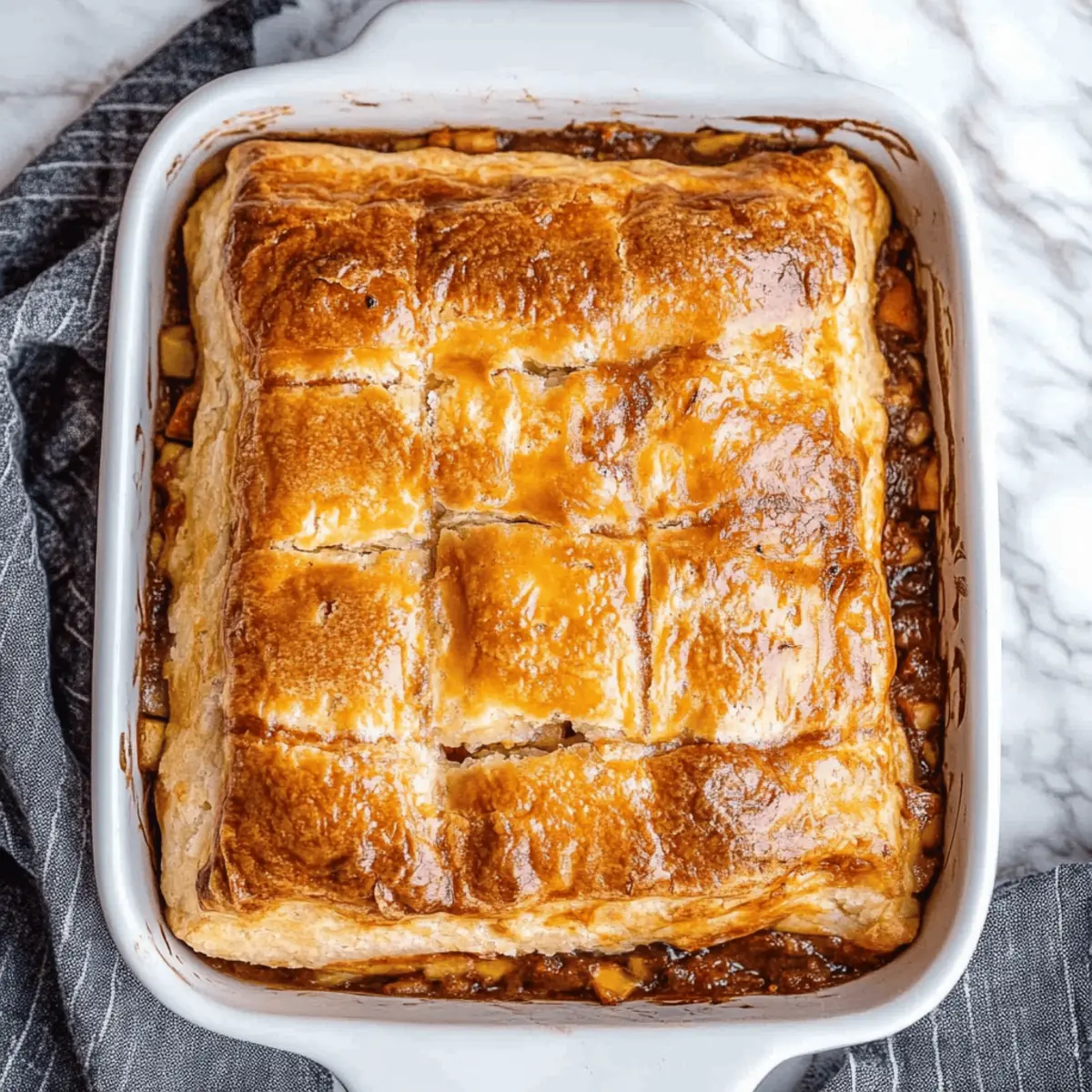 Phyllo Meat Pie