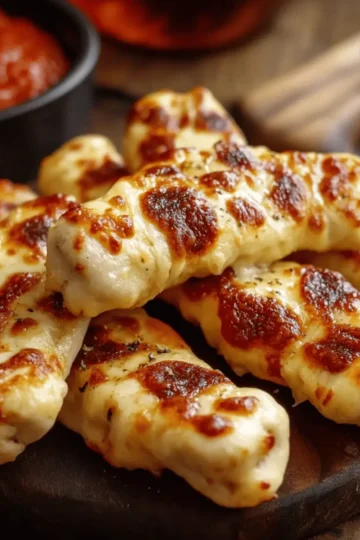 Cheesy Halloween Breadstick Bones