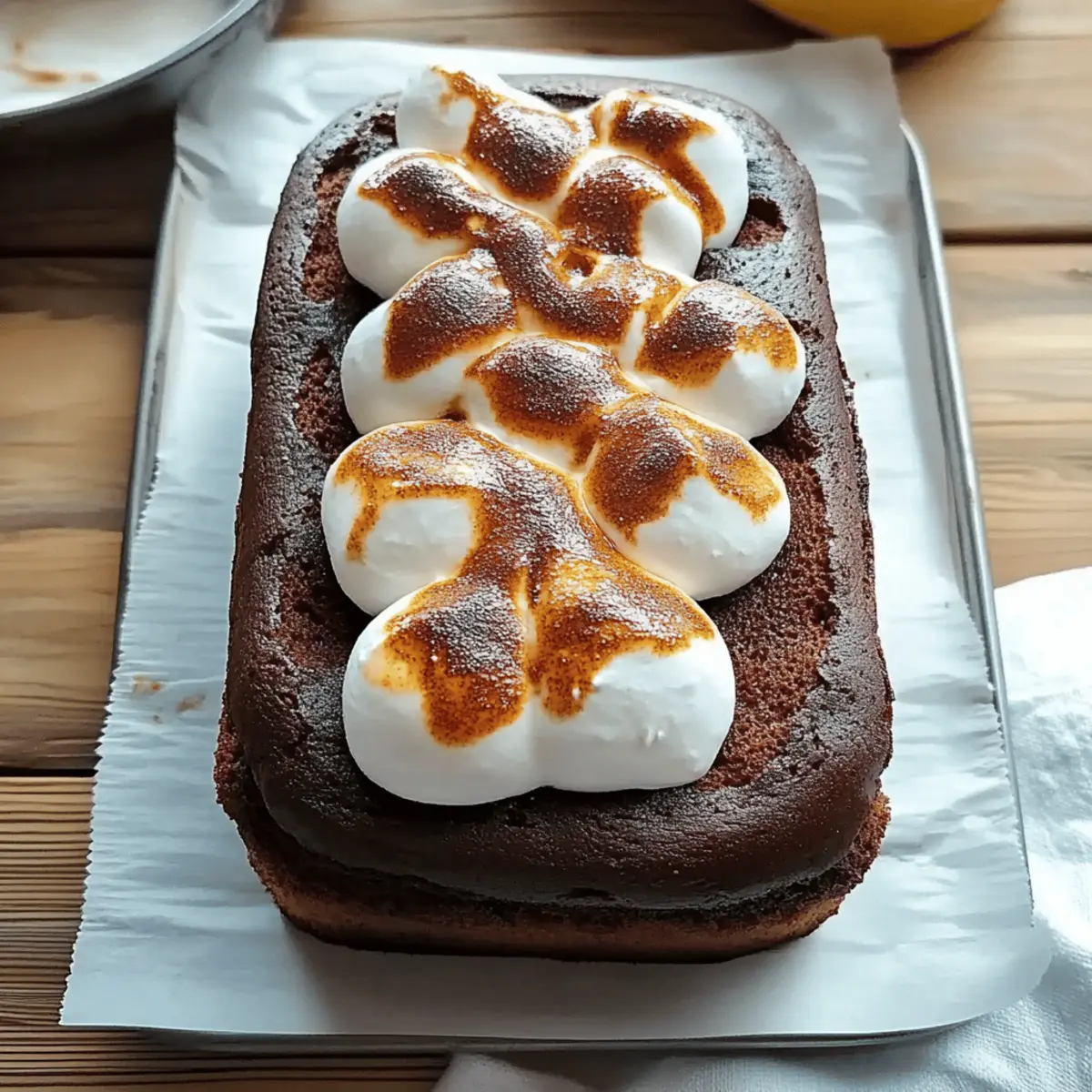 S’mores Loaf Cake