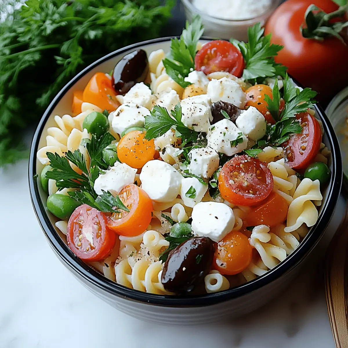 Layered Pasta Salad
