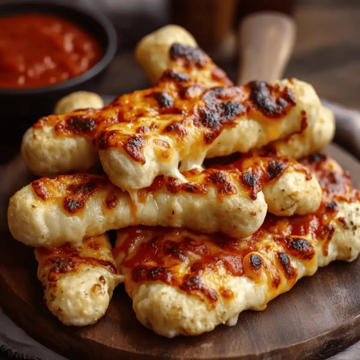 Cheesy Halloween Breadstick Bones