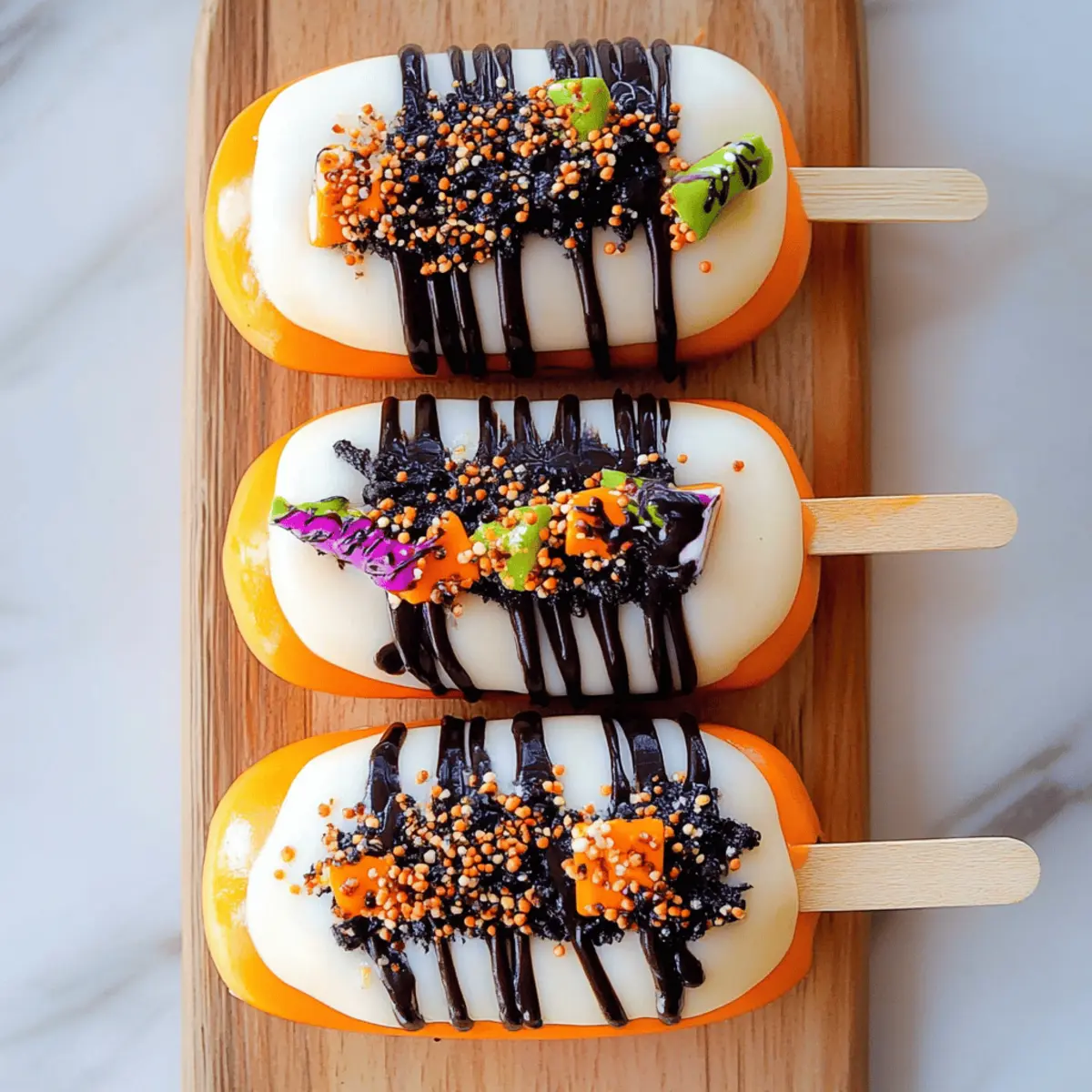 Halloween Cakesicles