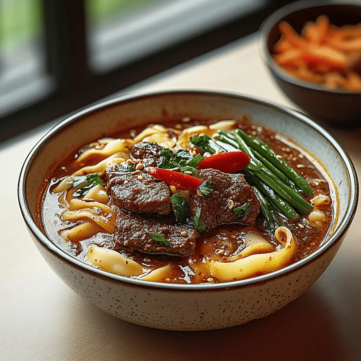 Satay Beef Noodle Soup