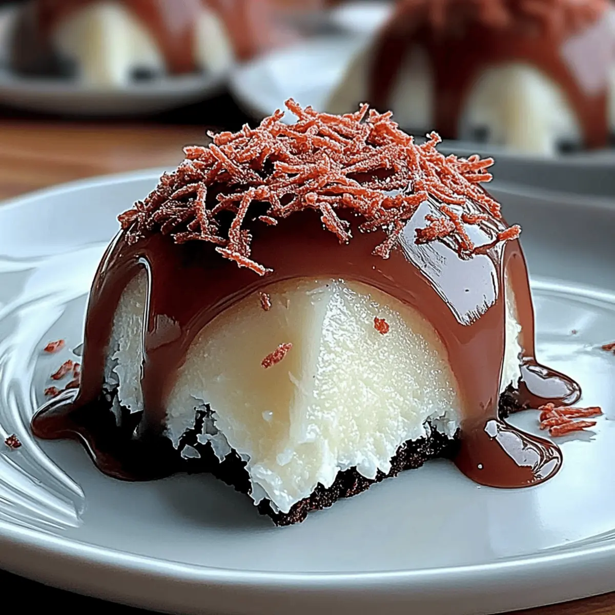 Coconut Chocolate Dome