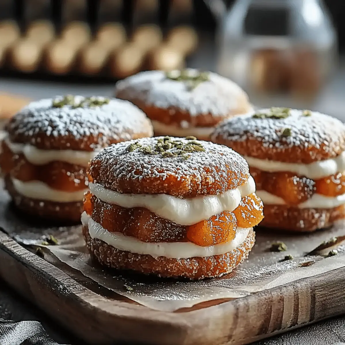 Apple Cider Whoopie Pie Cookies with Caramel