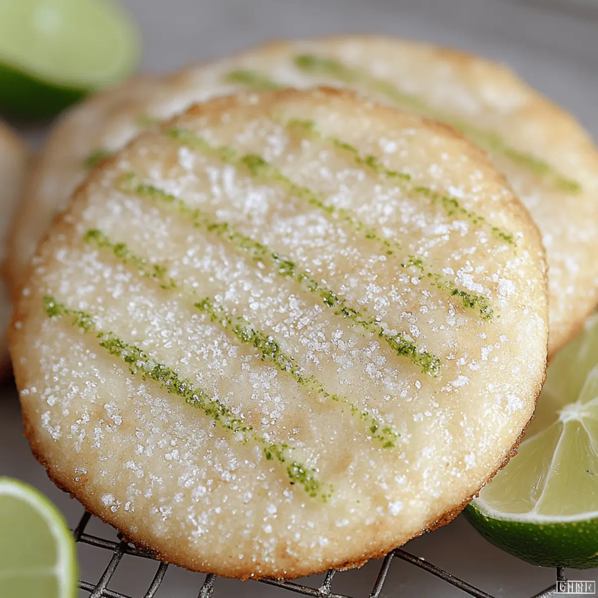 Lime Sugar Cookies