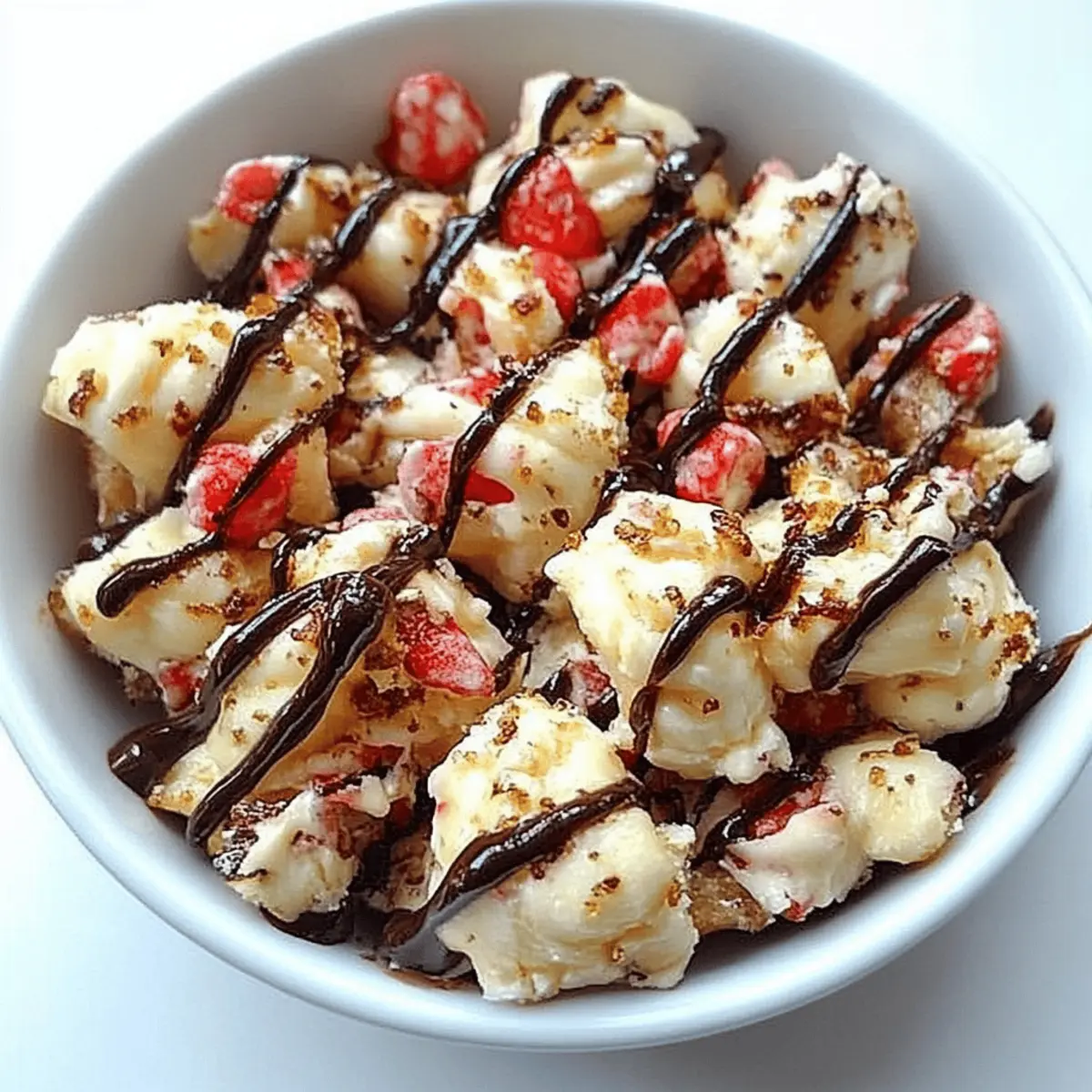 Peppermint Bark Popcorn