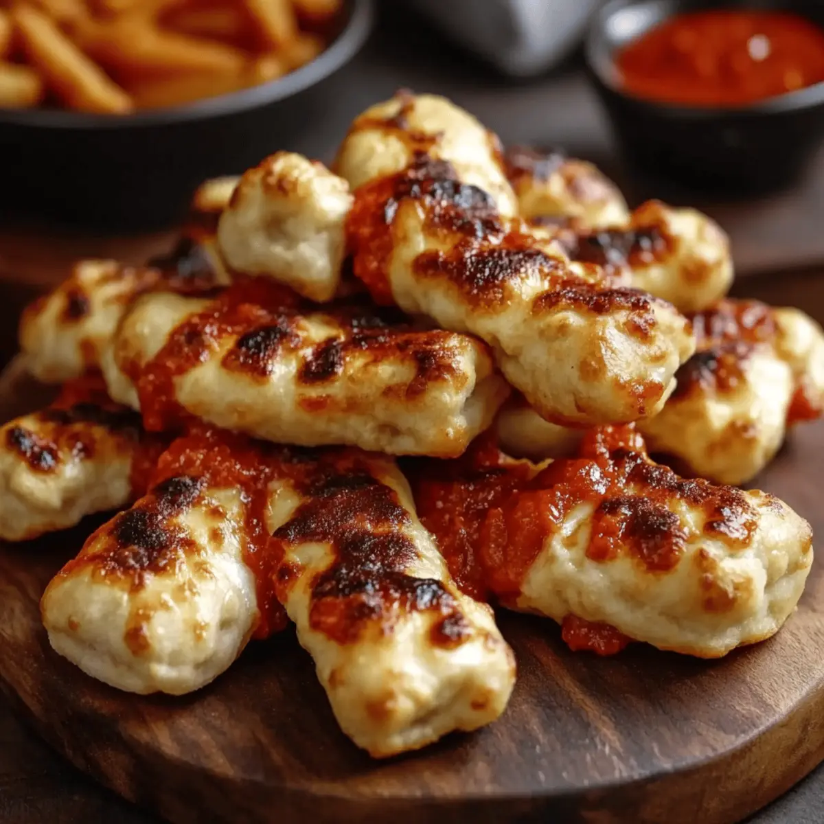 Cheesy Halloween Breadstick Bones