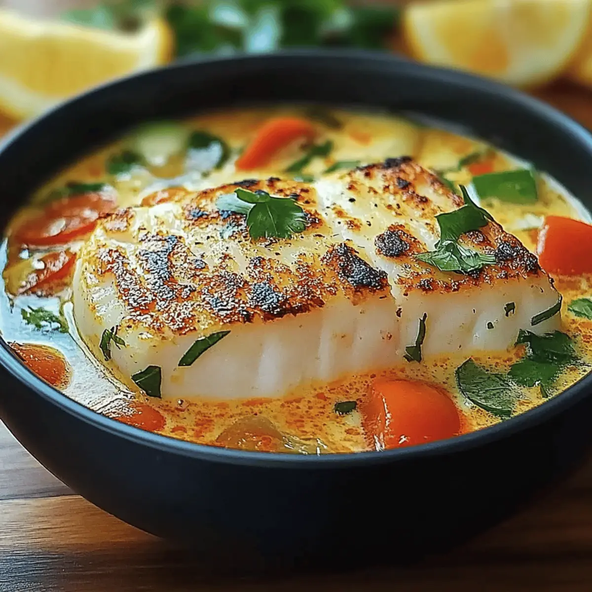 Coconut Lime Fish Soup