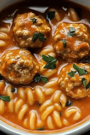 Italian Meatball Soup