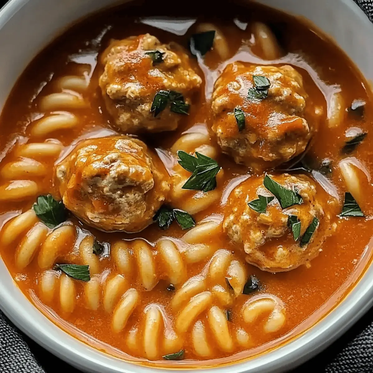Italian Meatball Soup