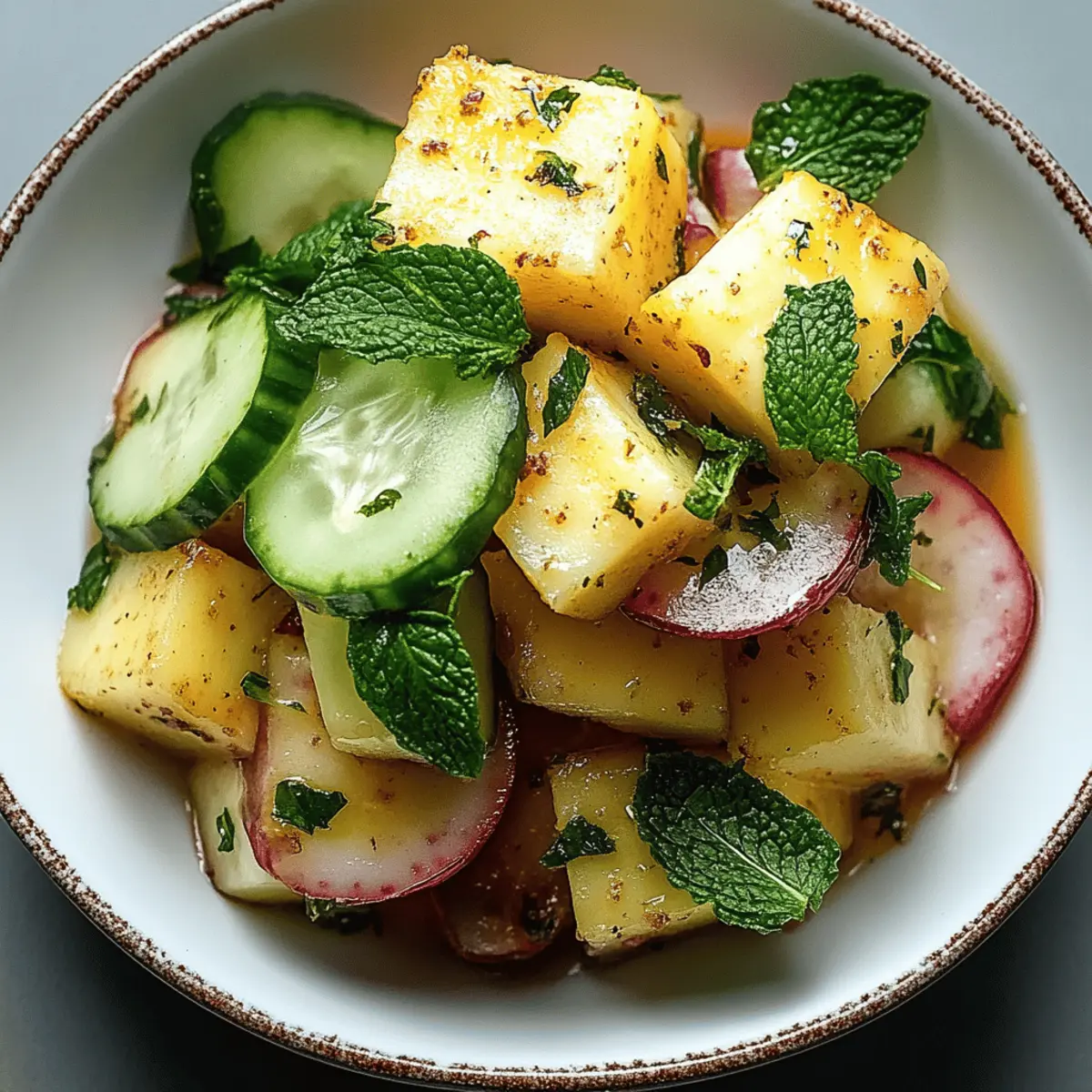 Pineapple Cucumber Salad