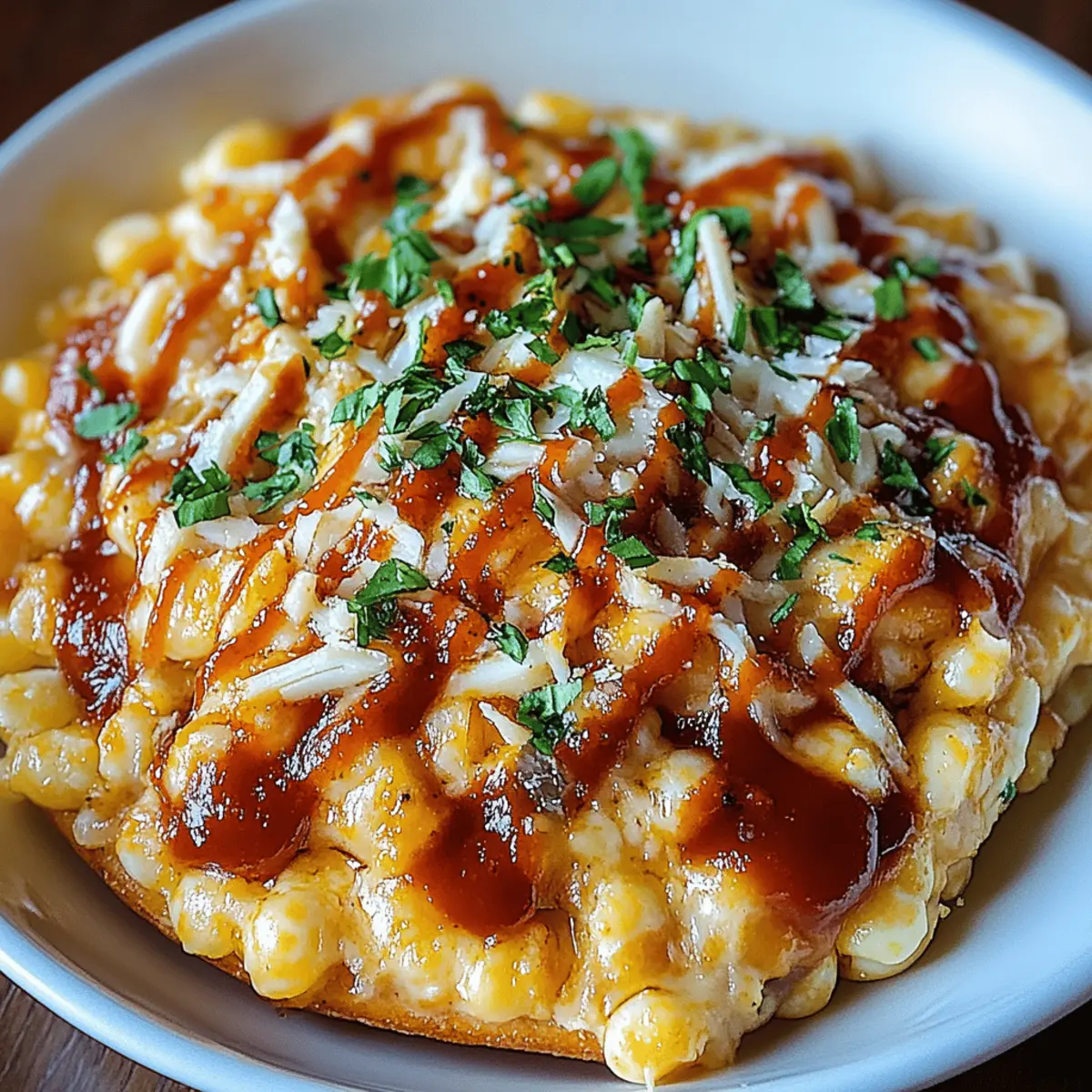 BBQ Chicken Mac and Cheese