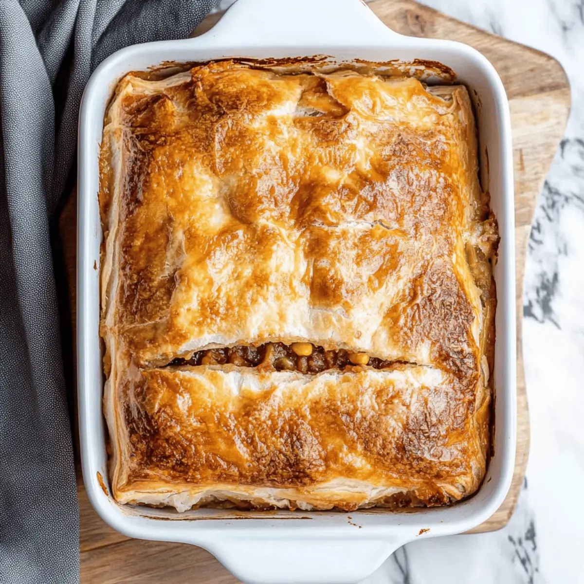 Phyllo Meat Pie