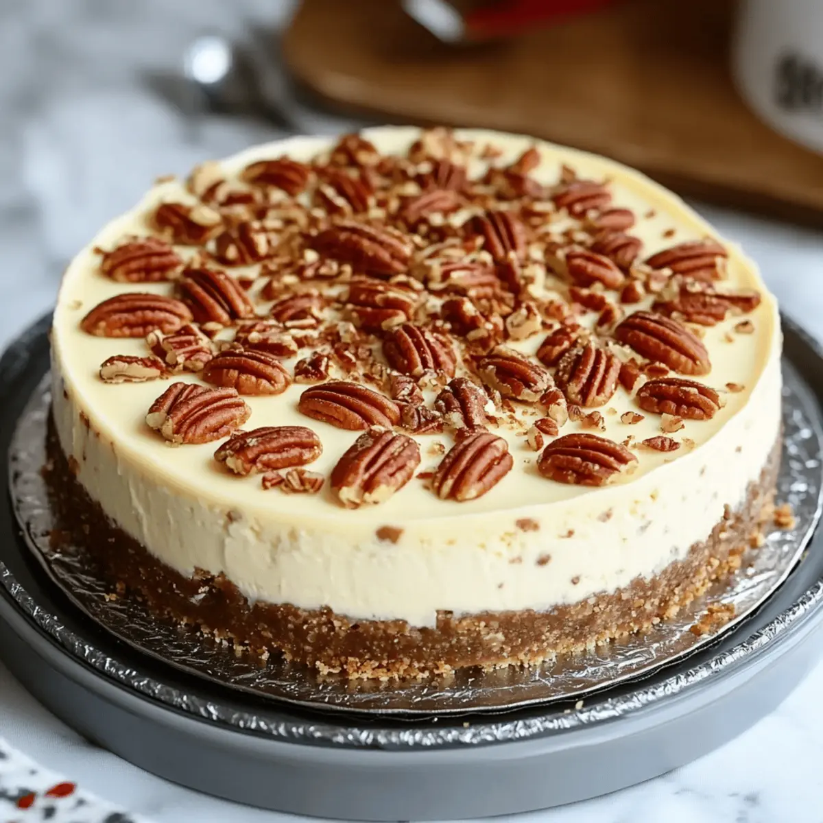Browned Butter Pecan Cheesecake